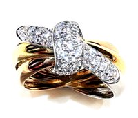 Ring Giorgio Visconti Woman Cult in Gold Diamante 0.40 Ct A8918 X AU BGR - A8918 X AU BGR